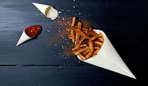 Fingerfood-Schalen & -Teller aus Holz