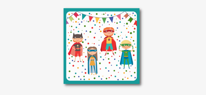 Superhelden Party-Set