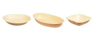 Schalen aus Palmblatt