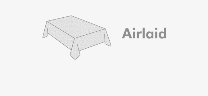 Tischdecken aus Airlaid