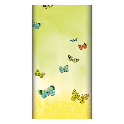 Tischdecke, stoffähnlich, Airlaid 120 cm x 180 cm "Papillons" 1