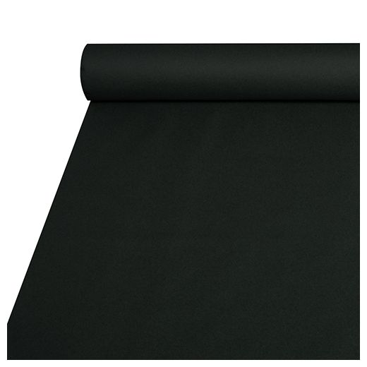 Tischdecke, stoffähnlich, Airlaid 20 m x 1,2 m schwarz 1