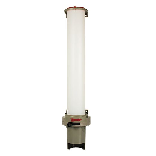 Becherspender, PS 67 cm x 13 cm x 15,5 cm grau für 100 Becher mit oberem Ø 7,03 cm 1