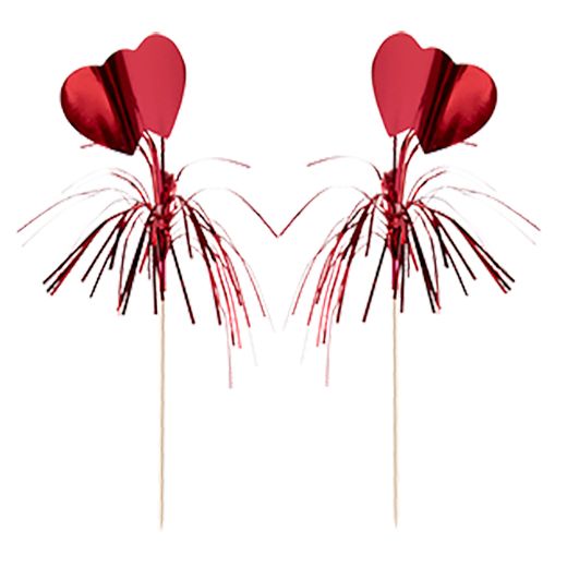 Deko-Picker 22 cm rot "Amore" 1