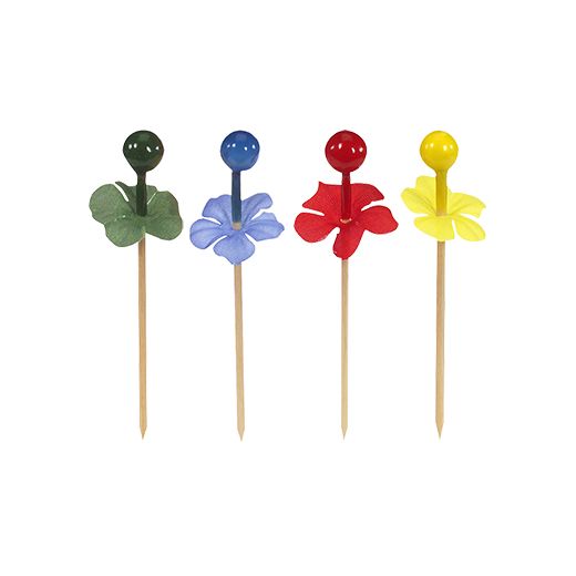 Deko-Picker 7 cm farbig sortiert "Beeren" 1