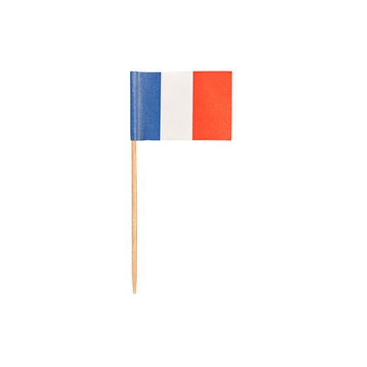 Deko-Picker 8 cm "Frankreich" 1