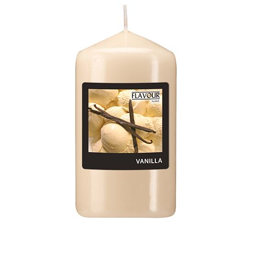 "Flavour by GALA" Duft-Stumpenkerze Ø 58 mm · 110 mm creme - Vanilla 1