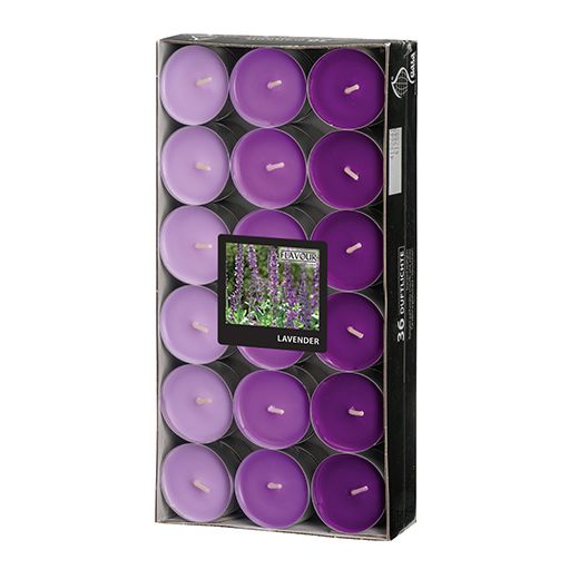 "Flavour by GALA" Duftlichte Ø 38 mm · 17 mm violett - Lavender "Ton in Ton" 1