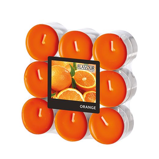 "Flavour by GALA" Duftlichte Ø 37,5 mm · 16,6 mm orange - Orange 1