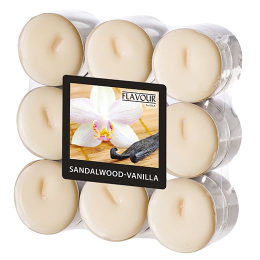 "Flavour by GALA" Duftlichte Ø 37,5 mm · 16,6 mm elfenbein - Sandalwood-Vanilla 1