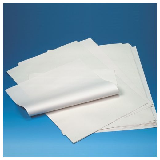 Einschlagpapiere, Cellulose 50 cm x 37,5 cm weiss 1/4 Bogen 1