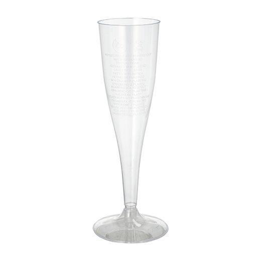 Stiel-Gläser für Sekt, PS 0,1 l Ø 4,8 cm · 19,9 cm glasklar einteilig 1