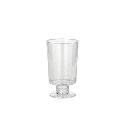 Stiel-Gläser für Weisswein, PS 0,1 l Ø 5,1 cm · 8,5 cm glasklar einteilig 1