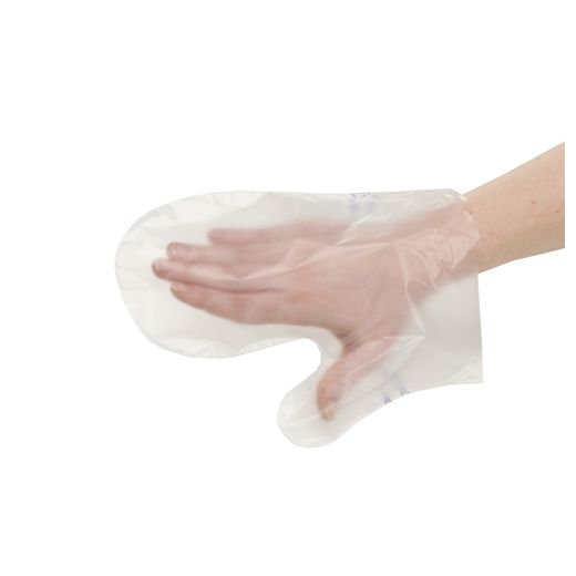 Fäustling Handschuhe, Clean Hands transparent 1