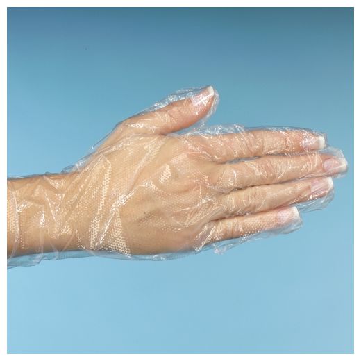 "WORK-INN/-PS" Handschuhe, PE transparent für Damen, M 1