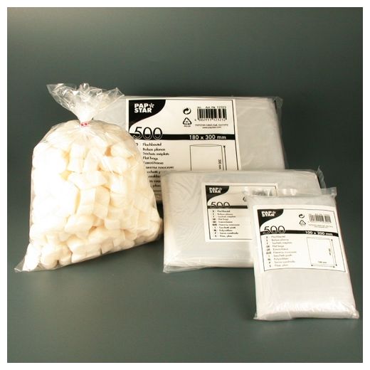 Flachbeutel, LDPE 50 cm x 30 cm transparent 1