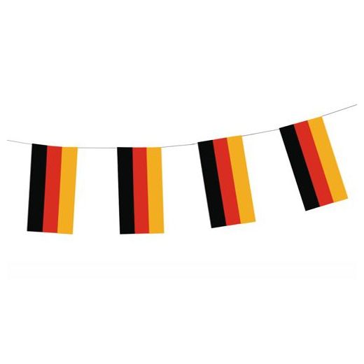 Flaggenkette, Papier 4 m "Deutschland" schwer entflammbar 1
