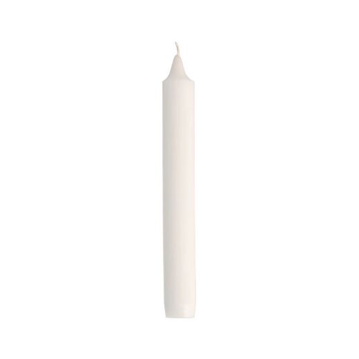 Haushaltskerzen mit Dornloch Ø 2,45 cm · 20 cm weiss 1