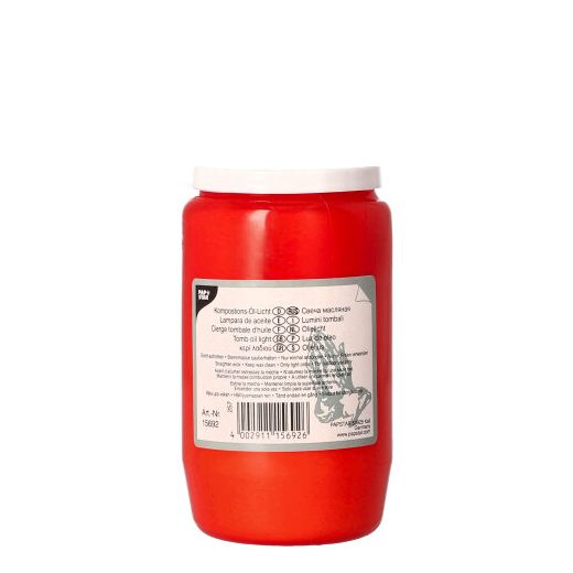 Kompositions-Öl-Licht T3 Ø 5,8 cm · 9,6 cm rote Hülle 1