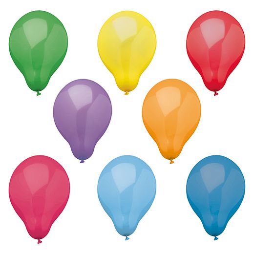 Luftballons Ø 25 cm farbig sortiert 1