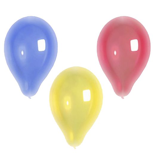 Luftballons Ø 25 cm farbig sortiert "Crystal" 1