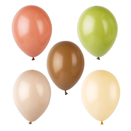Luftballons Ø 25 cm farbig sortiert "Natural" 1
