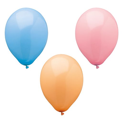 Luftballons Ø 25 cm farbig sortiert "Pastel" 1
