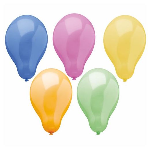 Luftballons Ø 25 cm farbig sortiert "Trend" 1