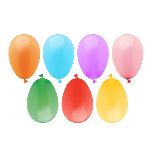 Luftballons farbig sortiert "Wasserbomben" 1