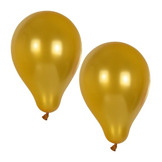 Luftballons Ø 25 cm gold 1
