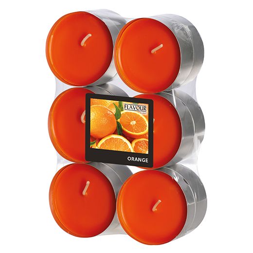 "Flavour by GALA" Maxi Duftlichte Ø 58 mm · 24 mm orange - Orange 1