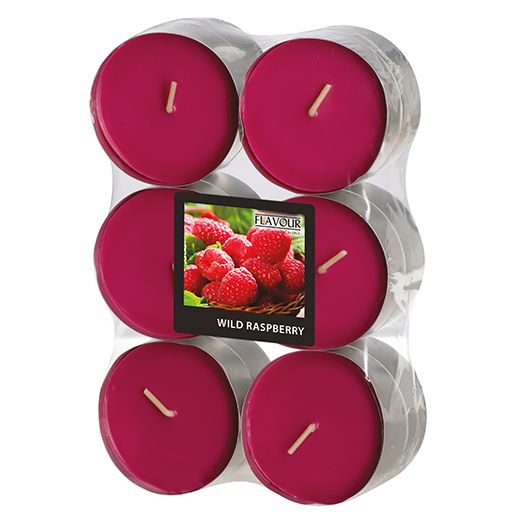 "Flavour by GALA" Maxi Duftlichte Ø 58 mm · 24 mm weinrot - Wild Raspberry 1