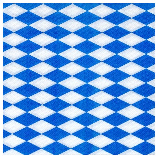 Servietten, 1-lagig 1/4-Falz 33 cm x 33 cm "Bayrisch Blau" 1