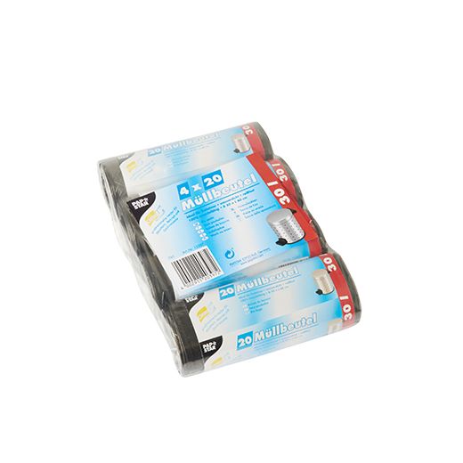 Müllbeutel, LDPE 30 l 60 cm x 50 cm grau 1