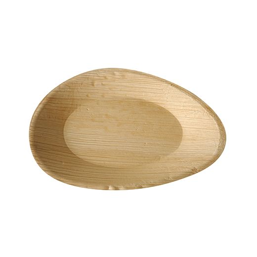 Teller, Palmblatt "pure" oval 26 cm x 17 cm x 2,5 cm 1