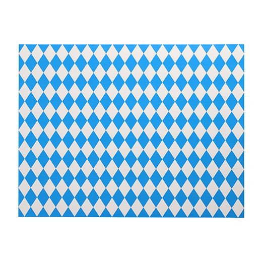 Tischsets, Papier 30 cm x 40 cm "Bayrisch Blau" 1