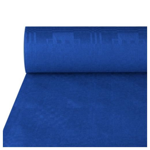 Papiertischtuch mit Damastprägung 50 m x 1 m dunkelblau 1