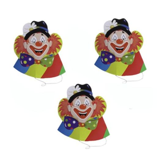 Hütchen "Clowngesicht" 1