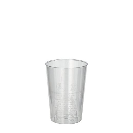 Trinkbecher, PS 0,1 l Ø 5,5 cm · 7,5 cm glasklar 1
