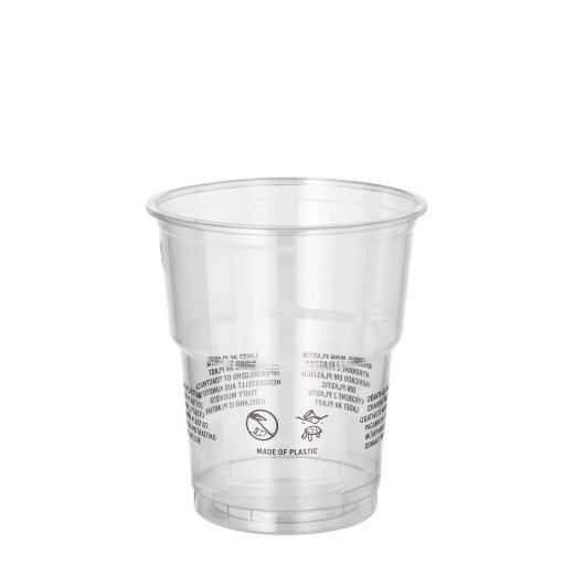 Trinkbecher R-PET 0,2 l Ø 7,8 cm · 8,9 cm glasklar 1