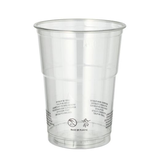 Trinkbecher R-PET 0,4 l Ø 9,5 cm · 12,3 cm glasklar 1