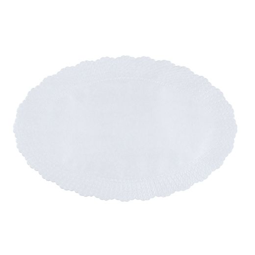 Plattenpapiere oval 23 cm x 35,5 cm weiss 1