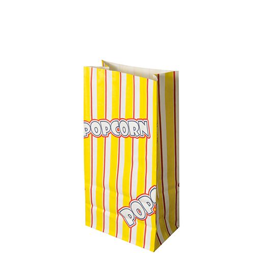 Popcorn Tüten, Pergament-Ersatz 1,3 l 20,5 cm x 10,5 cm x 6 cm "Popcorn" fettdicht 1