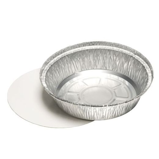 Schalen, Alu + Einlegedeckel, PP-beschichtet rund 0,77 l Ø 18,2 cm · 4 cm 1