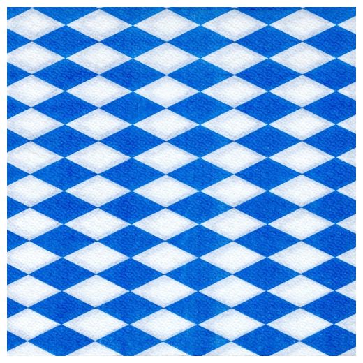 Servietten, 1-lagig 1/4-Falz 33 cm x 33 cm "Bayrisch Blau" 1
