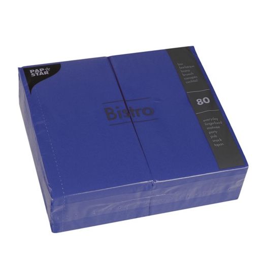 Servietten, 2-lagig 1/6-Falz 40 cm x 32 cm dunkelblau 1