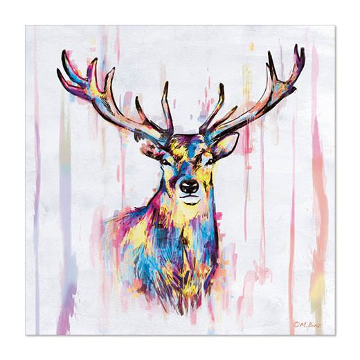 Servietten, 3-lagig 1/4-Falz 33 cm x 33 cm "Colourful Deer" 1