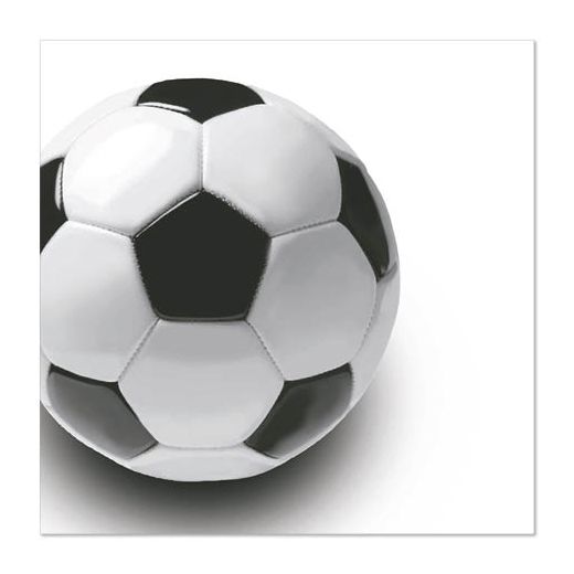 Servietten, 3-lagig 1/4-Falz 33 cm x 33 cm "Soccer " 1