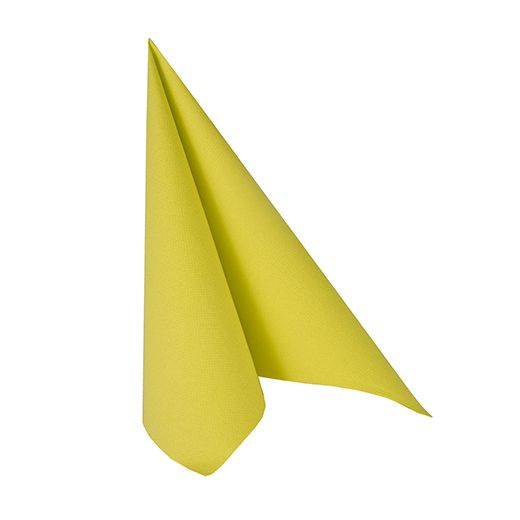 Servietten "ROYAL Collection" 1/4-Falz 33 cm x 33 cm limonengrün 1