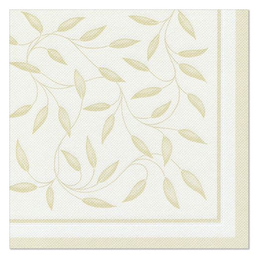 Servietten "ROYAL Collection" 1/4-Falz 40 cm x 40 cm champagner "New Mediterran" 1